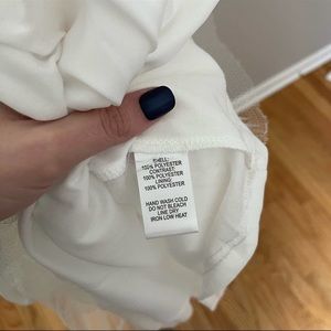 LULU’S Center Of My Love White Satin Mermaid Maxi Gown Dress